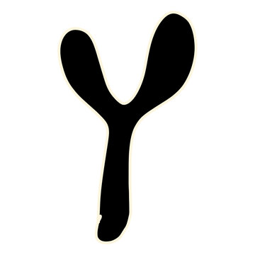 hand drawn doodle unique abjad font ugly