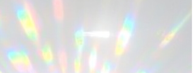Crystal bright sparkle and shine with PNG glow on crystal glass. Colorful crystal light and magic PNG beam create rainbow effect on crystal transparent background. © Mariia