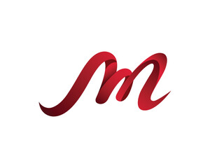Obraz premium Letter M elegant Logo