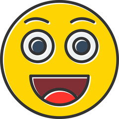 Laughing Vector Icon Design