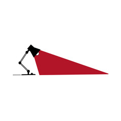 study lamp illustration