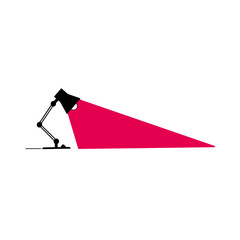 study lamp illustration