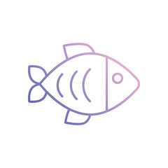 Salmon  Vector icon
