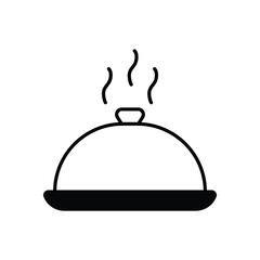 Food Tray Vector icon