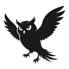 eagle owl vector illustration