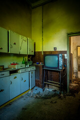 The abandoned and rotten kindergarten.