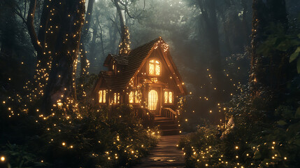  A mid-journey peaceful retreat to a romantic cabin hidden in an enchanted forest (1)