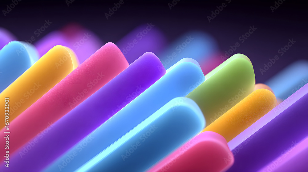 Canvas Prints light rays and stripes moving fast on dark background, abstract speed line technology concept illust
