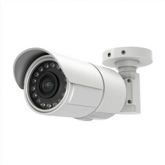 Modern Security Surveillance Camera , white background cut out PNG