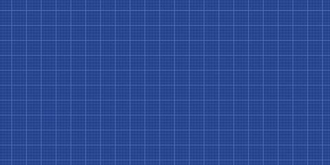 Blue Blueprint Grid: A precise, detailed grid against a vivid blue backdrop, perfect for illustrating technical designs, mathematical concepts, or architectural plans.