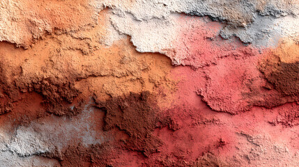 Fototapeta premium Subtle gradient texture featuring muted shades of clay and terracotta, conveying warm earth tones