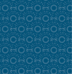 seamless floral pattern greenish blue
