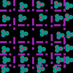 seamless pattern with colorful squares