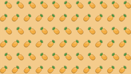 pineapple fruit seamless pattern background vector design