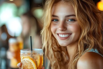 Women avoiding soft drinks and junk food, choosing healthier alternatives for better well-being, Generative AI