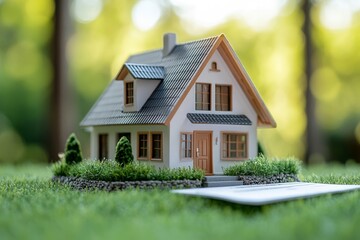 Real estate agent advising the buyer client to sign the mortgage document, guiding them through the home purchasing process, Generative AI