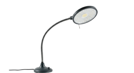 Modern LED Desk Lamp Isolated.