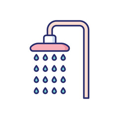 Shower  vector icon