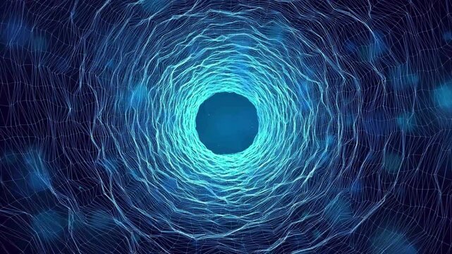 abstract blue fractal background