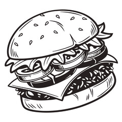 fast food vector illustration
