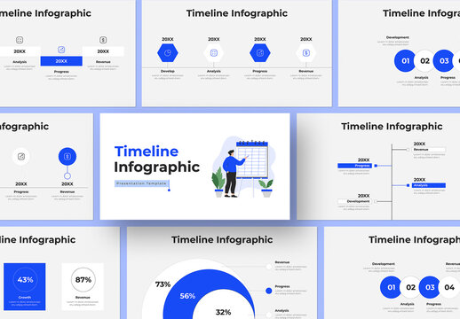 Modern Business Planning Project Timeline Infographic Presentation Template