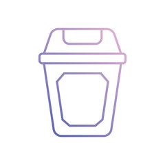 Trash Can vector icon