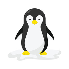 Penguin Vector style icon. Eps 10 file