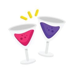 Drink Vector style icon. Eps 10 file