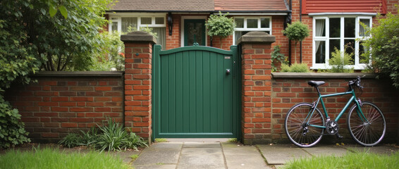 Front Gate of a British Semi-Detached House