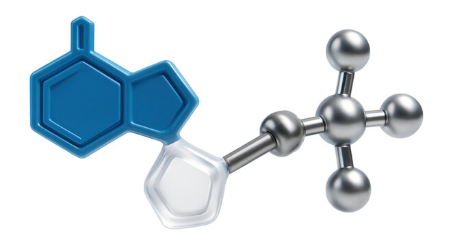 ADP molecule with adenine ring, ribose sugar, and diphosphate chain