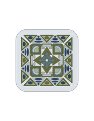 Colorful Mandala Illustration – Symmetrical Decorative Artwork