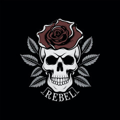 skull t shirt design