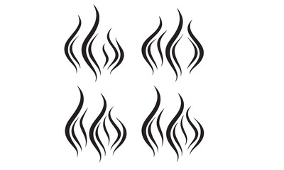 Cigarette Smoke Vector Icons