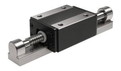 Compact linear guide with a miniature ball screw for a precision instrument assembly line