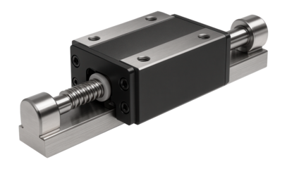 Compact linear guide with a miniature ball screw for a precision instrument assembly line