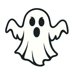 Cute Halloween Ghost Clipart