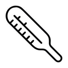 Thermometer half icon set normal temperature vector