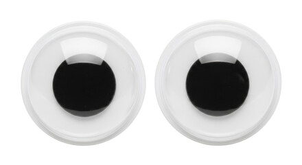 Isolated Googly Eyes