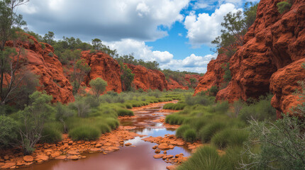 Litchfield National Park Australia Towering Termite Mounds and Red Rock Pools