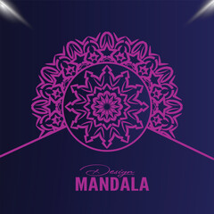 Floral Spirit Mandala Mystic Lines Mandala

 