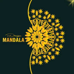 Floral Spirit Mandala Mystic Lines Mandala

 