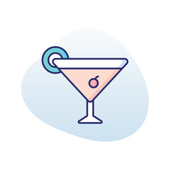 White Lady vector icon