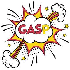 Comic book speech bubble graphic design