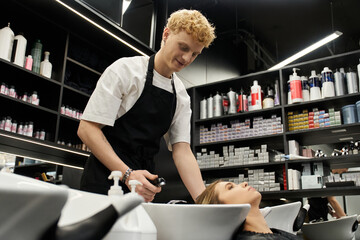 Transforming hair and beauty trends in a modern salon setting with expert care