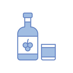 Wine  vector icon