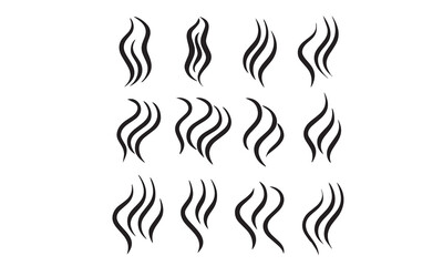 Vintage Cigar and Smoke Vector Illustration