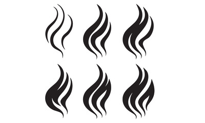 Vintage Cigar and Smoke Vector Illustration