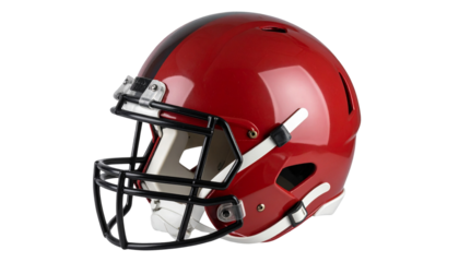 Football helmet isolated on white background. Png