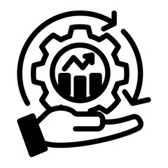 Corporate Operations Dashboard from the Business Automation icon collection (Mixed Style)