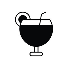 Cocktail vector icon